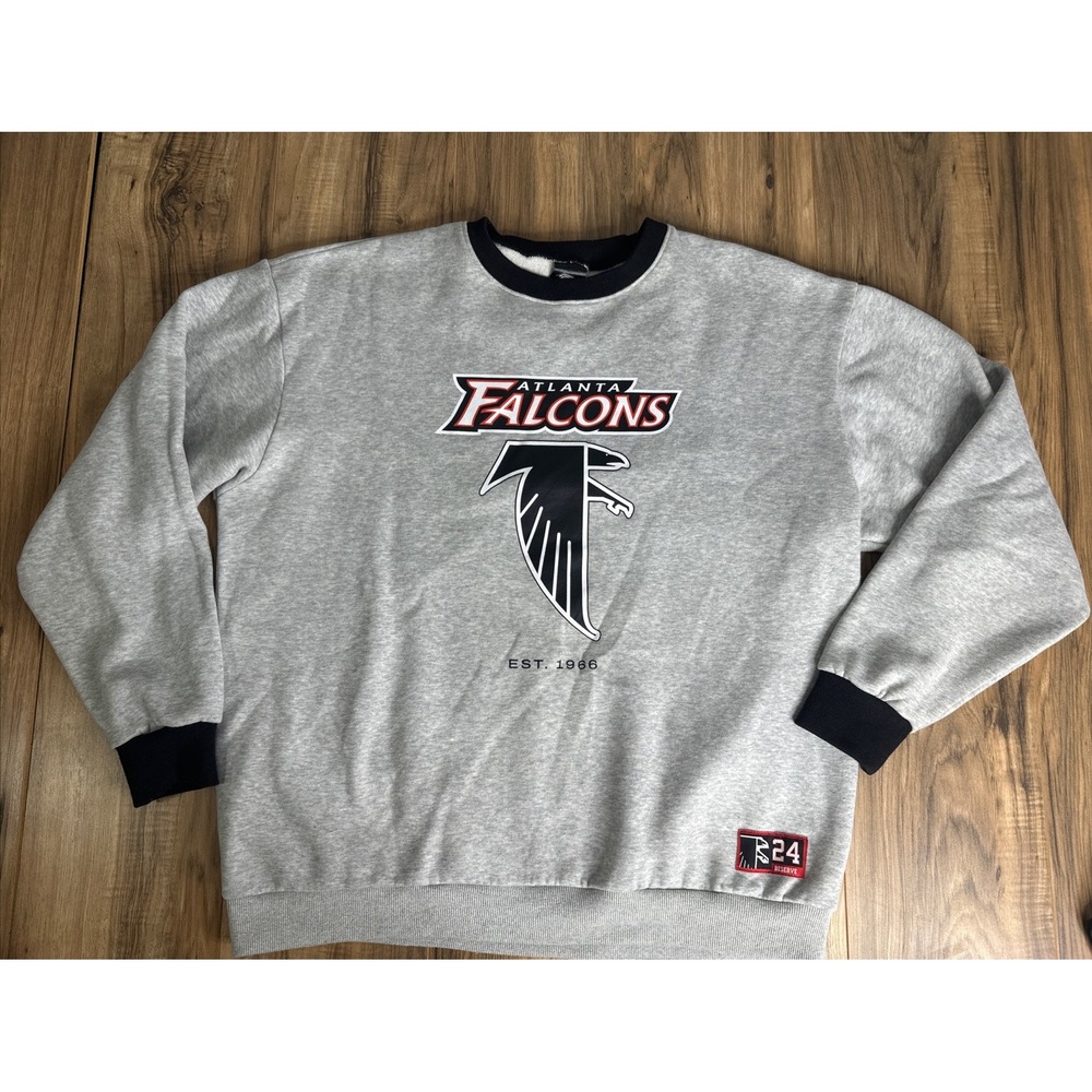 Atlanta Falcons Men's 2XL Crew‎ Neck Sweater Season Holder 2024 Reserve Gray